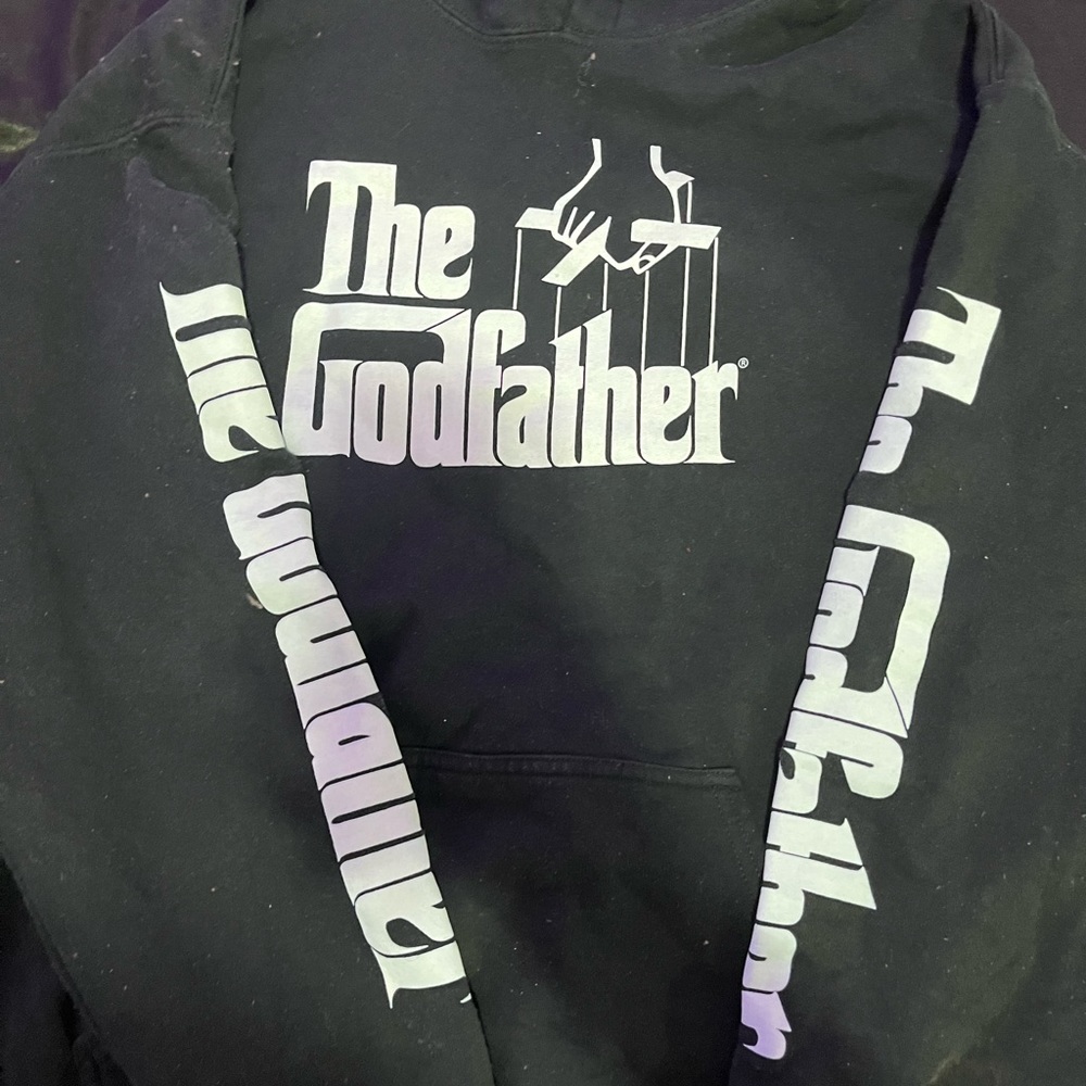 Godfather hood (black& white )